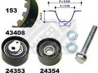 Set curea de distributie PEUGEOT 806 (221), Citroen SYNERGIE (22, U6), FIAT ULYSSE (220) - MAPCO 23408