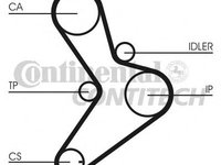 Set curea de distributie PEUGEOT BOXER caroserie (230L) - OEM - CONTITECH: CT1038K2 - Cod intern: W02366203 - LIVRARE DIN STOC in 24 ore!!!