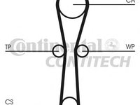 Set curea de distributie RENAULT TRAFIC platou/sasiu (PXX) - OEM - CONTITECH: CT915K1 - Cod intern: W02225526 - LIVRARE DIN STOC in 24 ore!!!