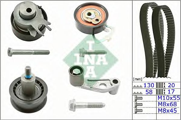 Set curea de distributie VW 1,4 16V - Cod intern: M20440557 - LIVRARE DIN STOC in 24 ore!!!