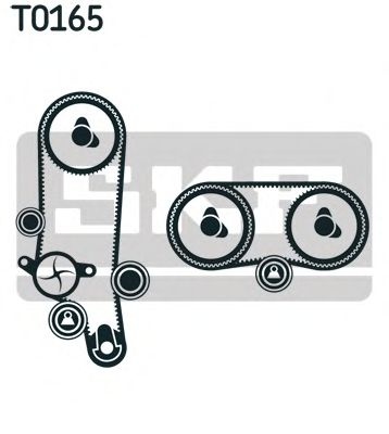 Set curea de distributie VW NEW BEETLE (9C1, 1C1)