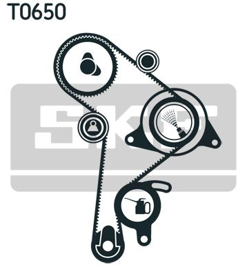Set curea de distributie VW PASSAT Variant 3A5 35I Producator SKF VKMA 01012