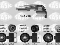 Set curea de distributie VW TOURAN (1T1, 1T2), AUDI A3 (8P1), VW RABBIT V (1K1) - SASIC 1756044