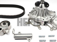 Set curea distributie cu pompa apa cu rulouri TOYOTA DYNA HIACE IV HIACE V HILUX VI HILUX VII LAND CRUISER PRADO 2.5D/3.0 d 07.01- HEPU PK76740