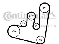 Set Curea transmisie AUDI A3 8L1 CONTITECH 6PK1660K2