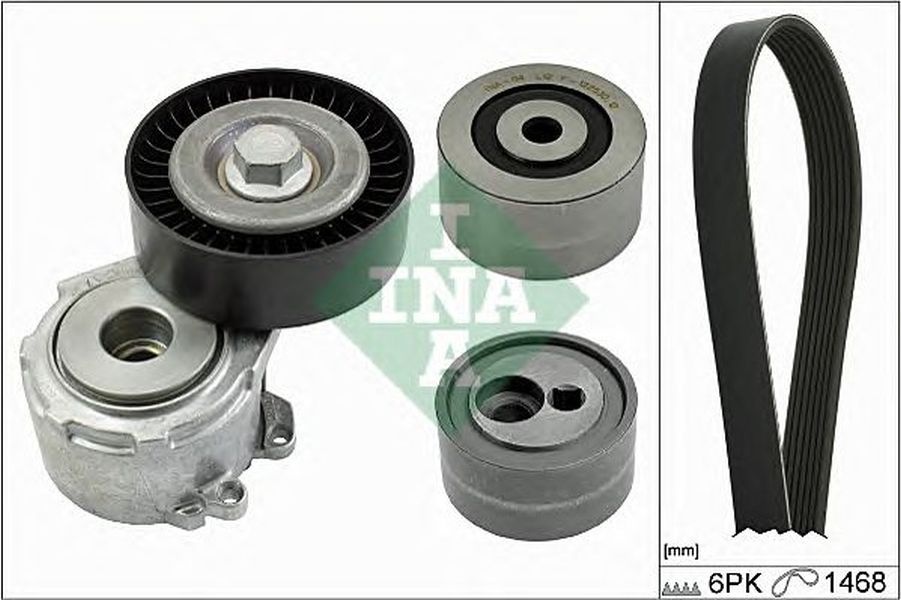 Set Curea transmisie Citroen JUMPY platou sasiu BU BV BW BX INA 529015610