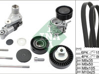 Set curea transmisie cu caneluri 529005310 INA pentru Bmw Seria 5 Bmw Seria 3 Bmw X5