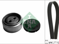 Set curea transmisie cu caneluri (529008710 INA) AUDI,SKODA,VW