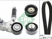 Set curea transmisie cu caneluri (529010410 INA) FORD,JAGUAR