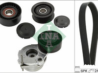 Set curea transmisie cu caneluri (529048410 INA) AUDI,PORSCHE