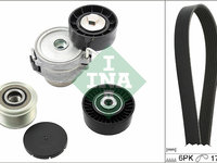 Set curea transmisie cu caneluri 529051820 INA pentru Land rover Freelander Land rover Lr2 Ford S-max Ford Mondeo Ford Galaxy Land rover Discovery