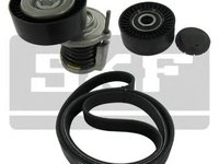 Set curea transmisie cu caneluri AUDI A4 Avant (8K5, B8) (2007 - 2015) SKF VKMA 31127