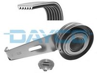 Set curea transmisie cu caneluri Citroen XANTIA (X1), Citroen ZX (N2), PEUGEOT 306 hatchback (7A, 7C, N3, N5) - DAYCO KPV013