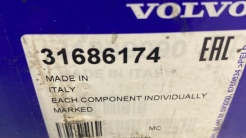 Set, curea transmisie cu caneluri + intinzator curea, Volvo v60 2011-2018 31686174