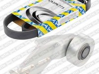 Set curea transmisie cu caneluri PEUGEOT 106 (1A, 1C), Citroen AX (ZA-_), Citroen CHANSON (S0, S1) - SNR KA866.04