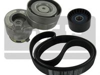 Set curea transmisie cu caneluri RENAULT LAGUNA II (BG0/1_), RENAULT LAGUNA II Sport Tourer (KG0/1_), NISSAN PRIMERA (P12) - SKF VKMA 36037