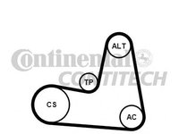 Set curea transmisie cu caneluri RENAULT MEGANE II (BM0/1_, CM0/1_) - OEM - CONTITECH: 7PK1125K1 - Cod intern: W02265580 - LIVRARE DIN STOC in 24 ore!!!