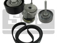 Set curea transmisie cu caneluri SKODA ROOMSTER Praktik (5J) (2007 - 2015) SKF VKMA 31121