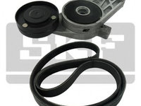 Set curea transmisie cu caneluri VKMA 31034 SKF pentru Audi A4 1994 1995 1996 1997 1998 1999 2000