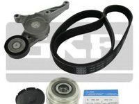 Set curea transmisie cu caneluri VW TOURAN (1T1, 1T2), AUDI A3 (8P1), VW RABBIT V (1K1) - SKF VKMAF 31054