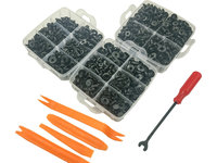 Set de 620 de Cleme din Plastic + 5 unelte