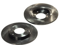 Set disc frana Citroen Saxo (S0, S1), Xsara (N1), Zx (N2), Peugeot 106 2 (1), 206 Cc (2d), 206 (2e/K)/ (2a/C), 306 (7b, N3, N5) SRLine parte montare : Punte spate