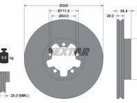 Set discuri Ford Transit MK6 92151903 ( LICHIDARE DE STOC)