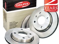 Set Discuri Frana Fata Opel Corsa D 1.0 1.2 1.4 Delphi