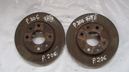 SET DISCURI FRANA FATA PEUGEOT 206 1.9 D FAB.