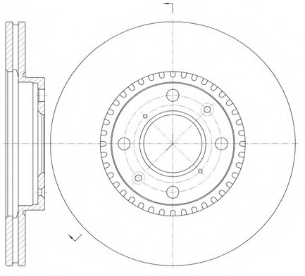 Set discuri frana fata Suzuki SWIFT III M13A