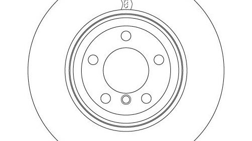 Set discuri frana fata TRW, Nissan Juke (F15), 06.2010-, Pulsar Liftback (C13), 08.12-, Fata, puntea fata