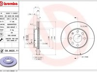 Set Discuri Frane Fata Opel Corsa C cu ABS 240mm BREMBO