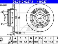 Set discuri pline spate ate pt bmw 5(e39) diametru 298mm