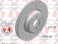 Set discuri zimermann sport fata cu r348mm pt bmw 3(e90 /e91 /e92)