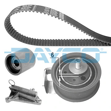 Set distributie curea Dayco AUDI A4 B5 (8D2) 1994-