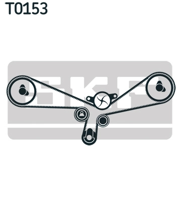 Set distributie curea SKF VW PASSAT B5 (3B2) 1996-2000 - VKMA 01903