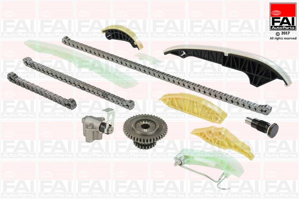 Set distributie lant partea de jos FAI AutoParts AUDI A4 B8 (8K2) 2007-2015 - TCK185NG