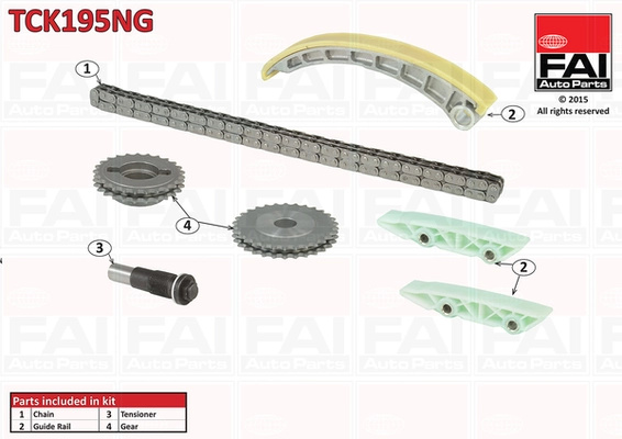 Set distributie lant partea de jos FAI AutoParts I