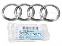 Set Emblema Capac Motor + 4 Buc Clips Emblema Oe Audi A3 8V 2012→ 4H0103940A + 4 X N90962502