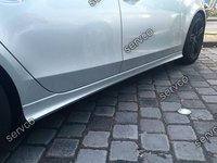 Set extensii S line praguri laterale sport tuning Audi A4 B8 RS4 S4 Votex 2008-2015 v2