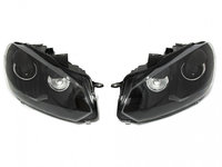 Set Faruri Bi-Xenon Dreapta + Stanga Oe Volkswagen Golf 6 2008-2013 R-Line Negru 5K1941753D+5K1941754D