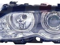 Set faruri Depo tuning cu angel eyes si lupa pt bmw 3(e46) facelift