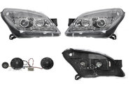 Set faruri tuning Opel Astra H 10.2003-04.2007 BestAutoVest fata stanga+dreapta daytime running light H1+H1 manual , transparent-silver