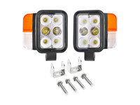 Set faruri universale tractor stanga si dreapta cu LED 10-80V 6000K AL-091221-2