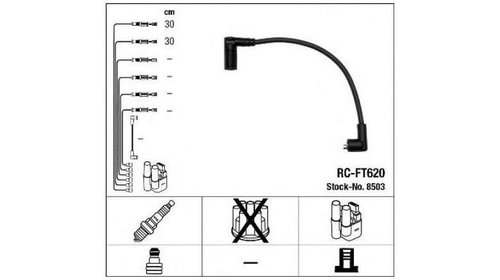 Set fise bujii Fiat CINQUECENTO (170) 1991-1999 #2 0300891014