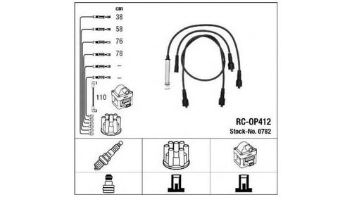 Set fise bujii Opel OMEGA B (25_, 26_, 27_) 1