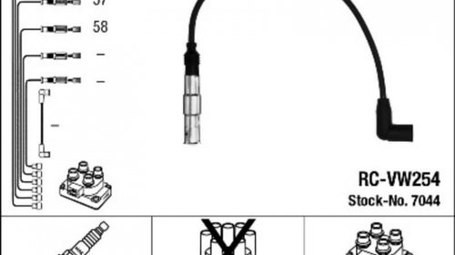 Set fise bujii Skoda OCTAVIA (1Z3) 2004-2013 