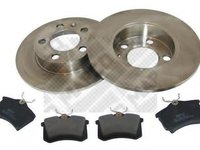 Set frana, frana disc AUDI A3 (8L1), SKODA OCTAVIA (1U2), VW GOLF Mk IV (1J1) - MAPCO 47858