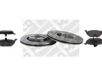 Set frana, frana disc AUDI A3 (8L1), SKODA OCTAVIA (1U2), VW GOLF Mk IV (1J1) - MAPCO 47857