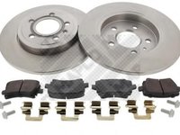 Set frana, frana disc AUDI A4 Cabriolet (8H7, B6, 8HE, B7), AUDI A4 limuzina (8EC, B7), AUDI A4 Avant (8ED, B7) - MAPCO 47877